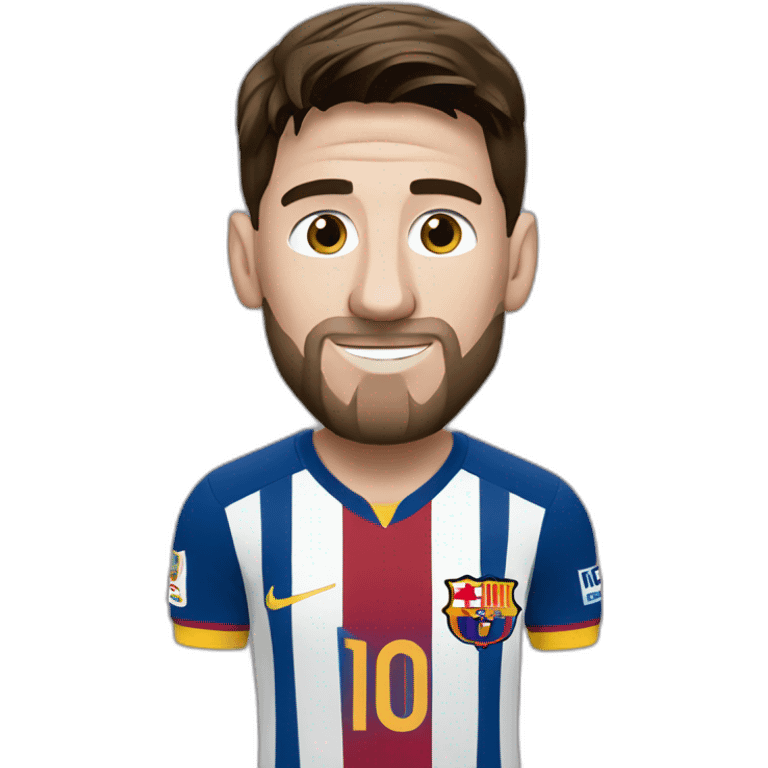 Messi sous Mpappé emoji