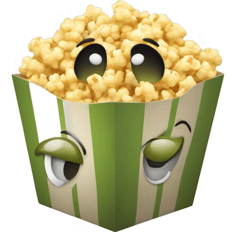 Olives in a popcorn box emoji