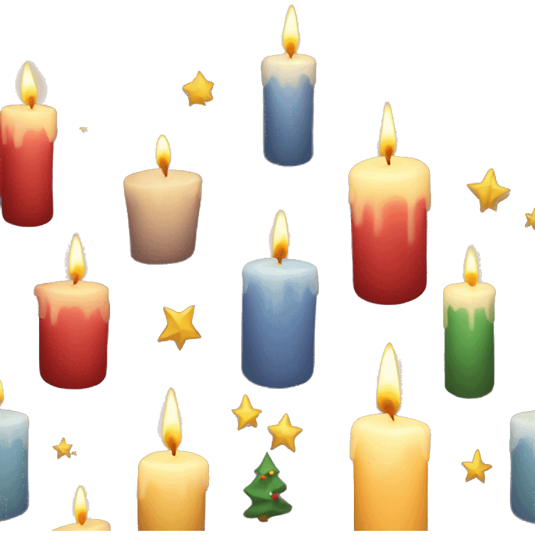 christmas candle emoji