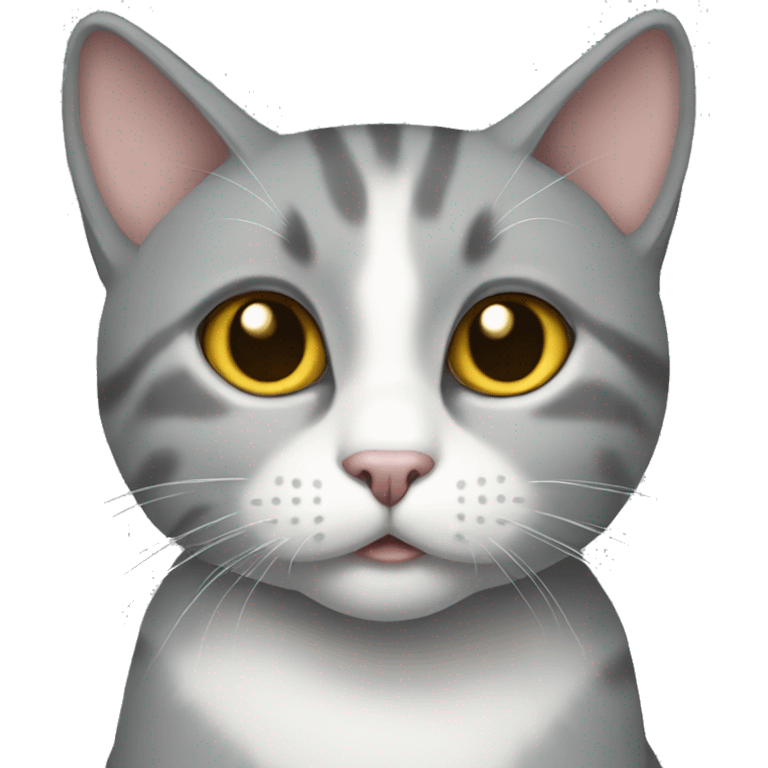 gato gris emoji