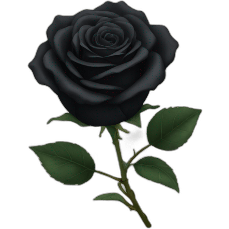 black rose  emoji