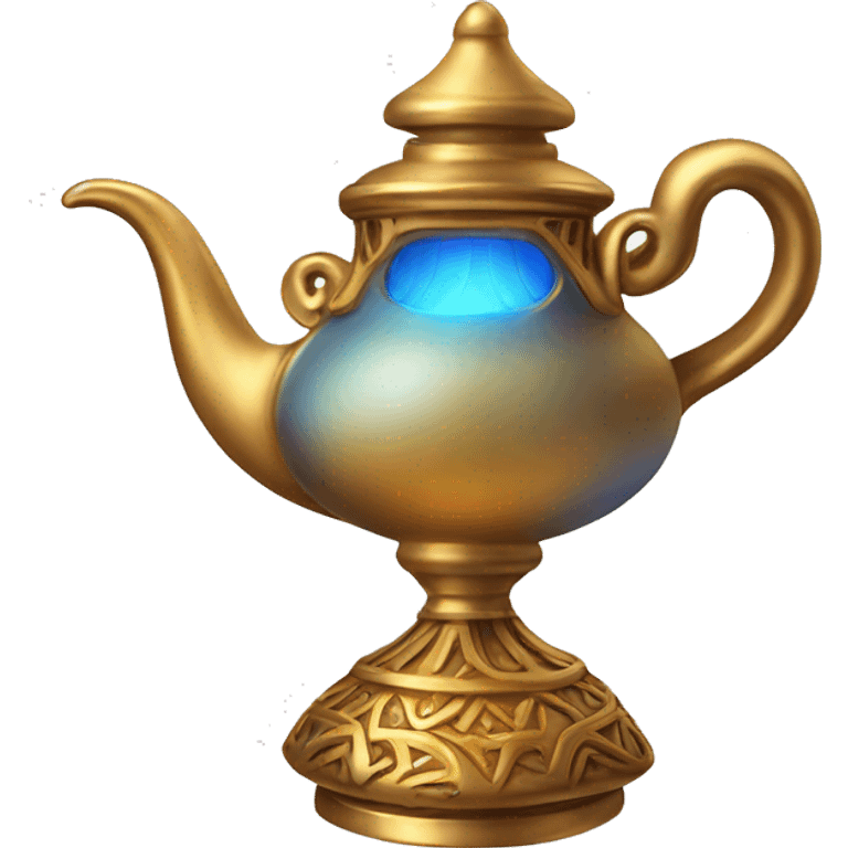 Genie lamp aladdin emoji