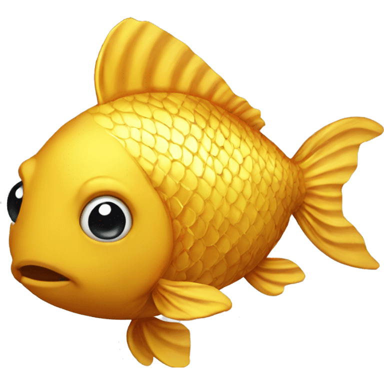 Golden fish emoji