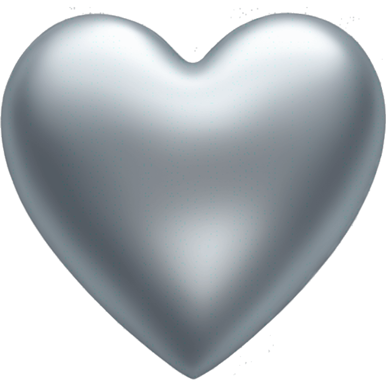 Silver heart emoji