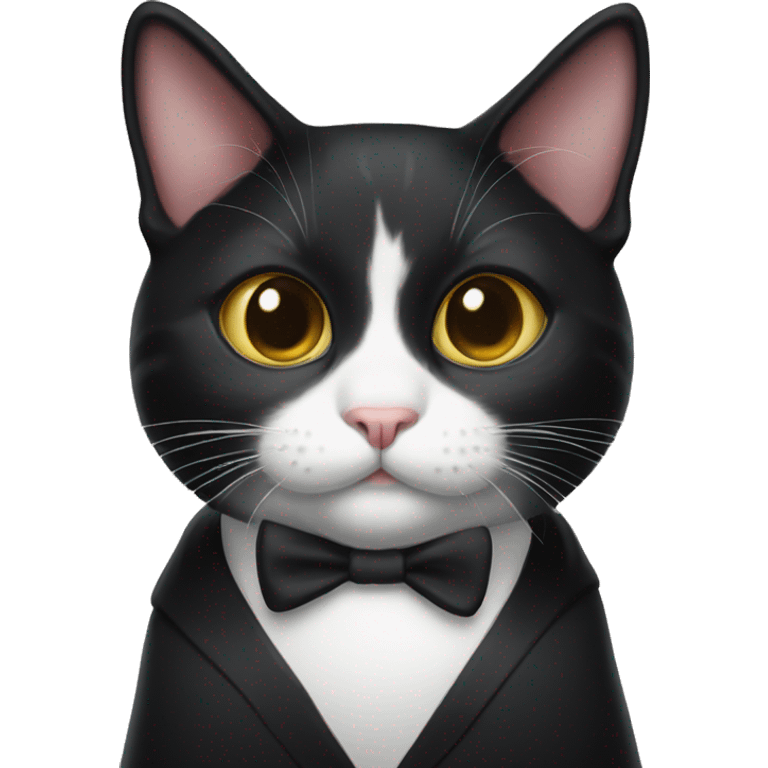 tuxedo cat emoji