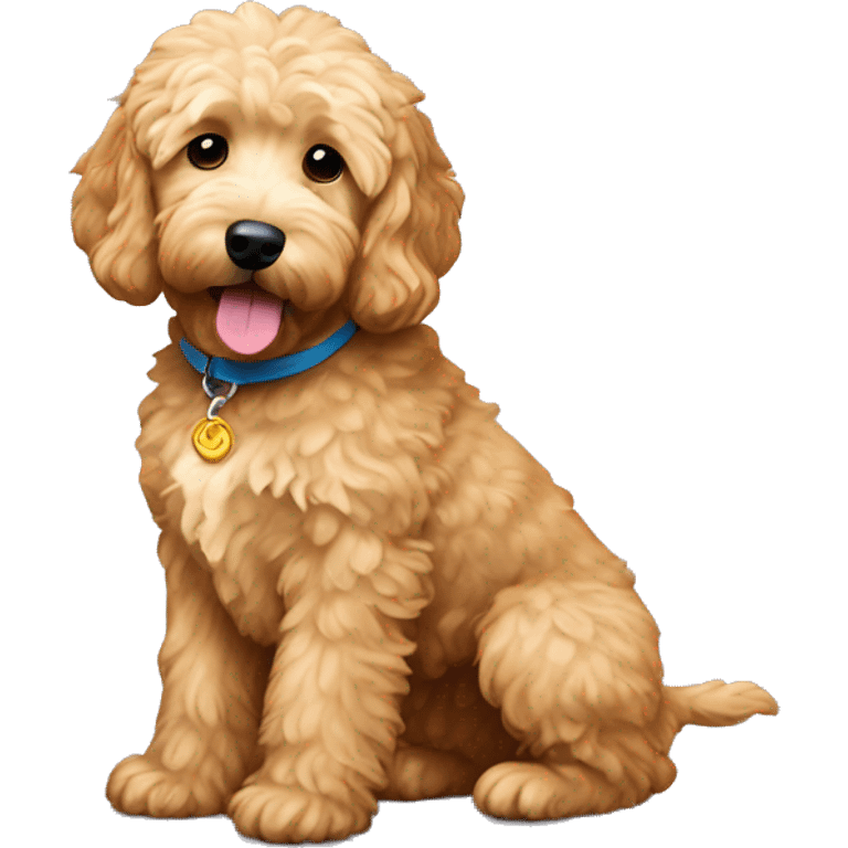 mini goldendoodle emoji emoji