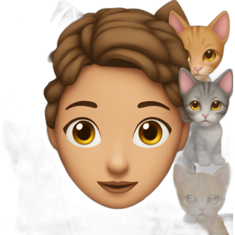 Women with kittens ears emoji