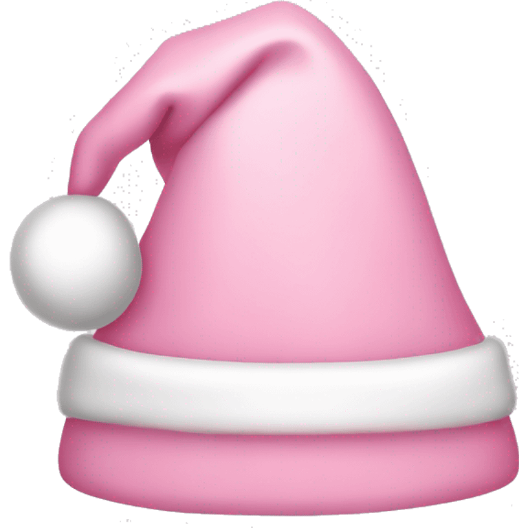 Light pink Santa hat emoji