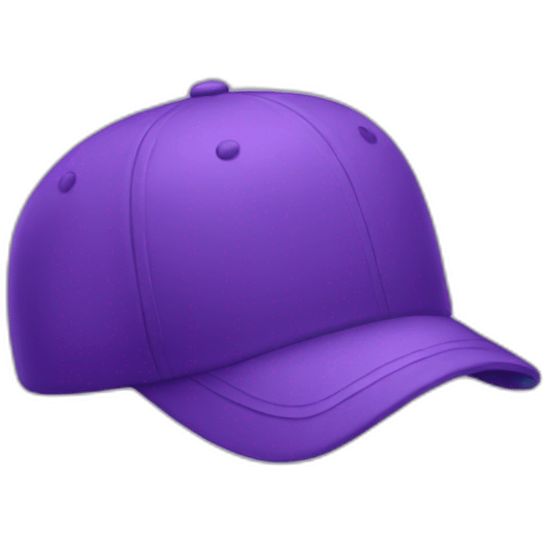 purple cap emoji