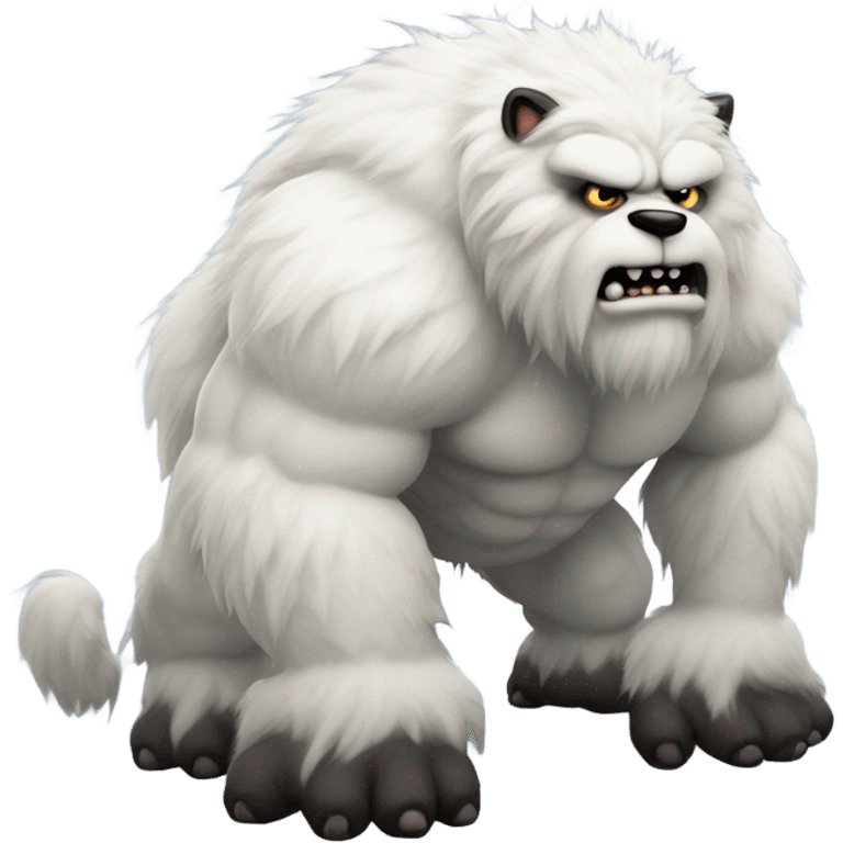 Abominable snowman emoji