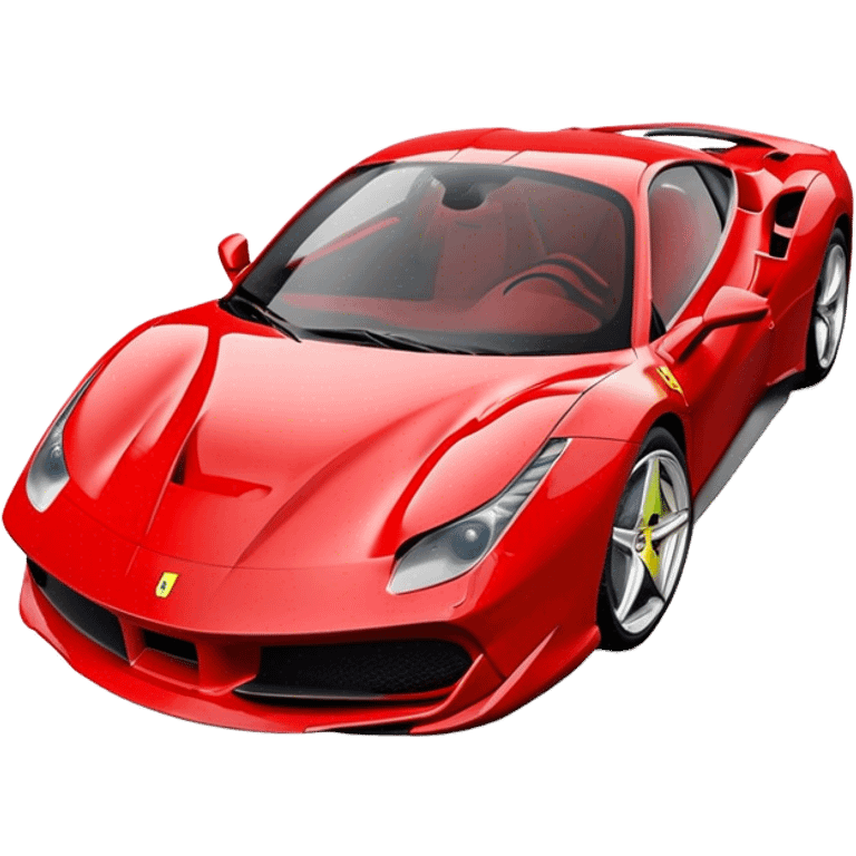 Ferrari 488 GTB - Ferrari (Model Year: 2020) (Iconic colour: Red) emoji