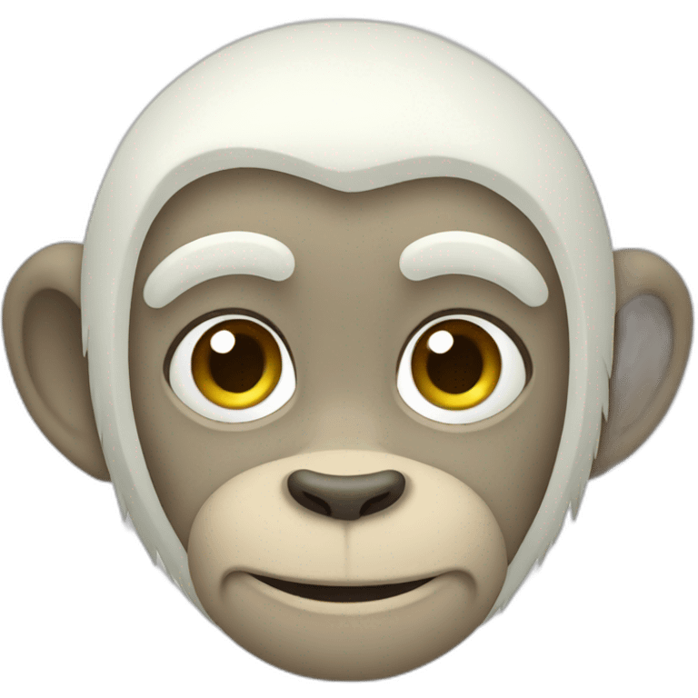 White monkey emoji