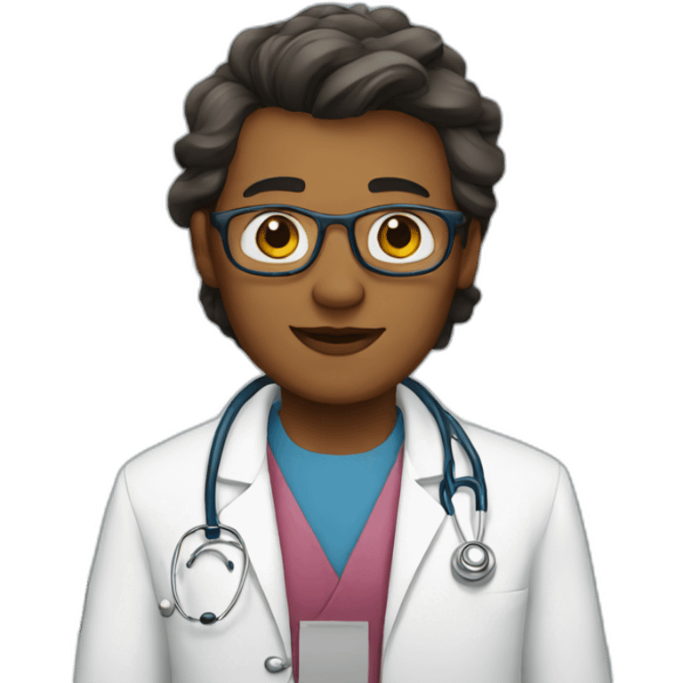 Doctor with cats emoji