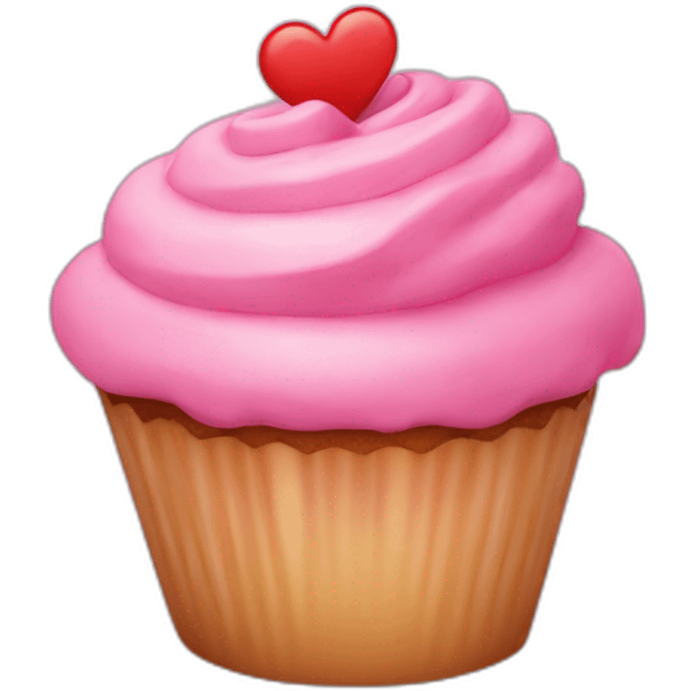 Cupcake san valentín emoji