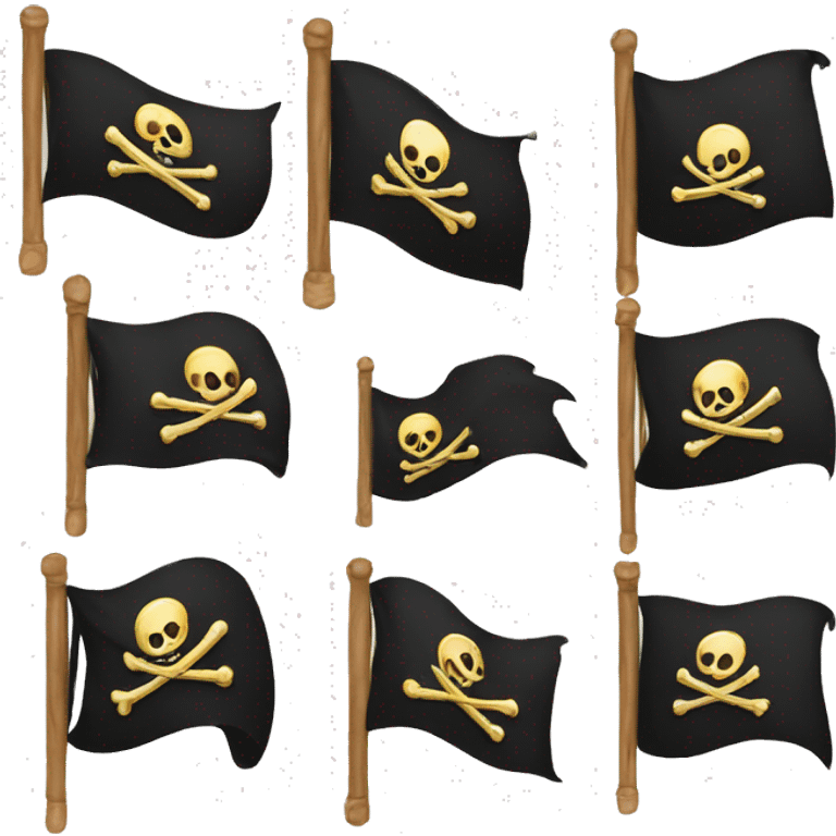 Pirat flags  emoji