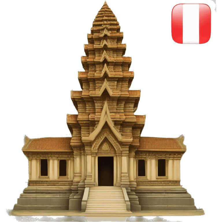 Cambodian temple ￼ emoji