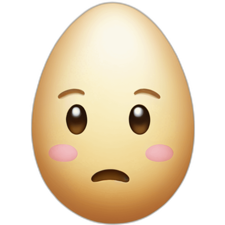 egg with face  emoji