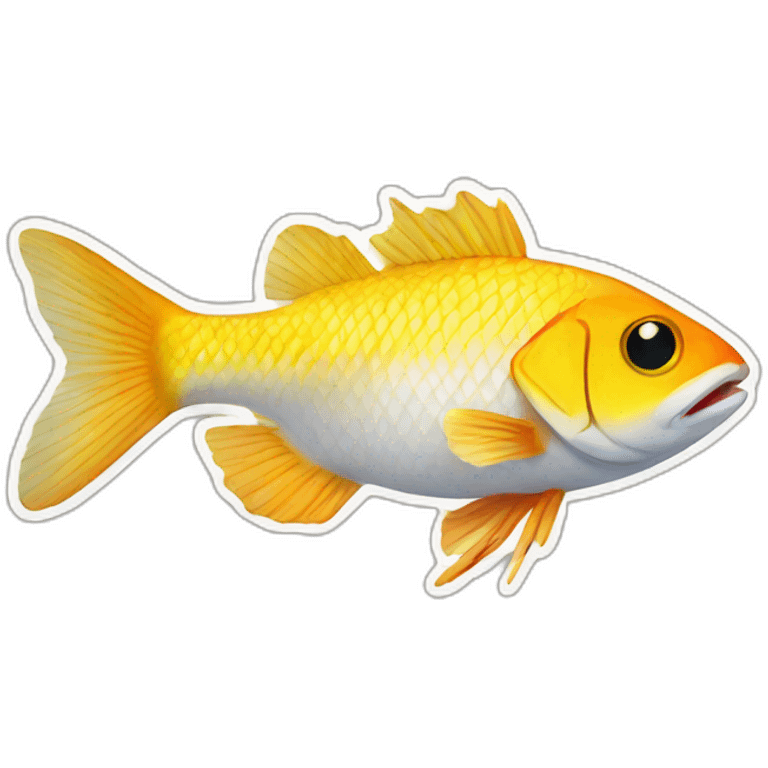 New Year's perch fish emoji