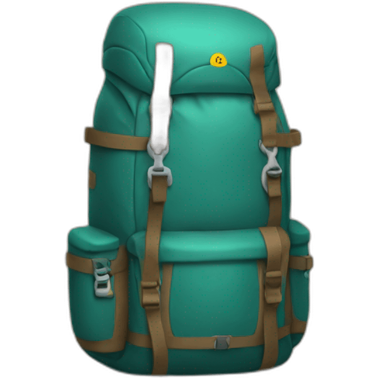 hiking bag emoji