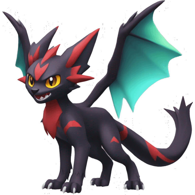 Noivern-Litten-Zoroark full body emoji