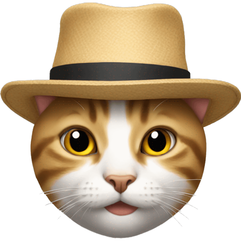 Cat in a hat emoji