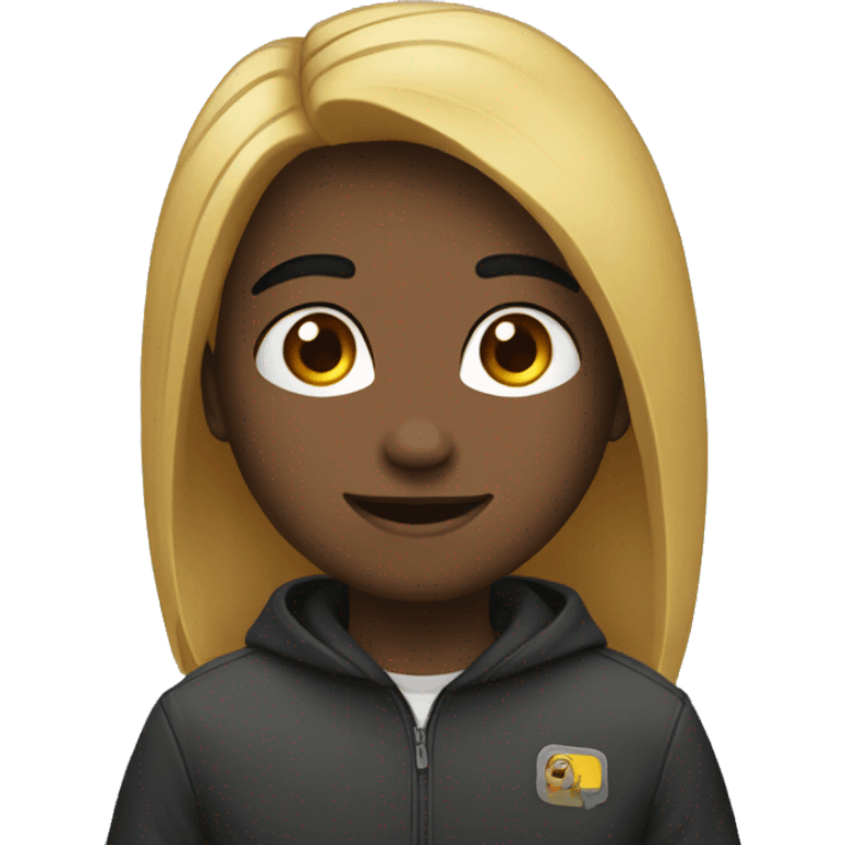 cinta negro emoji