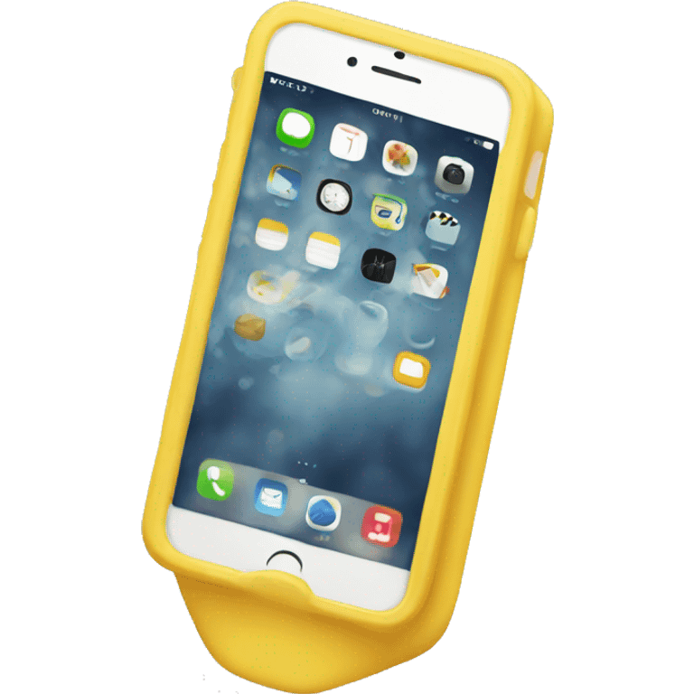 Yellow iPhone  emoji