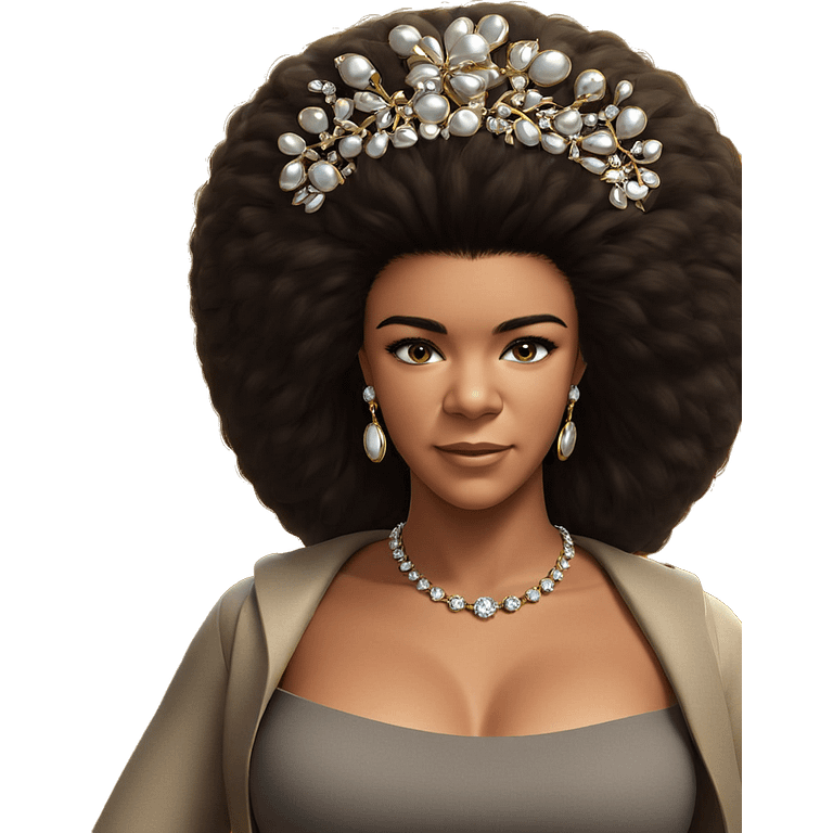 girl in jewelry portrait emoji