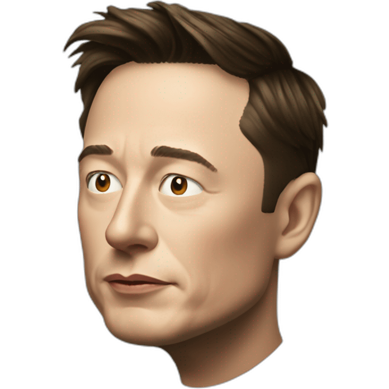 elon musk thinking emoji