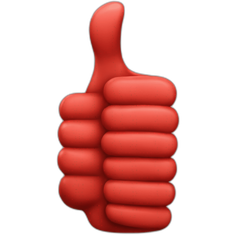 RED Thumbs up emoji