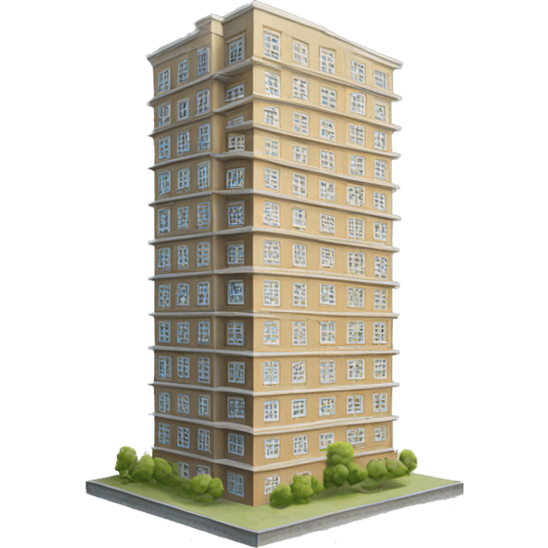 multi-storey residential building emoji