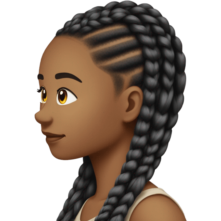 box braids emoji