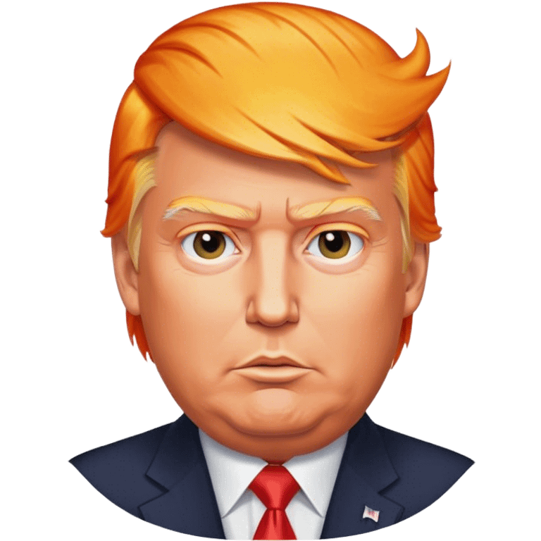 Donald Trump Flame hair emoji