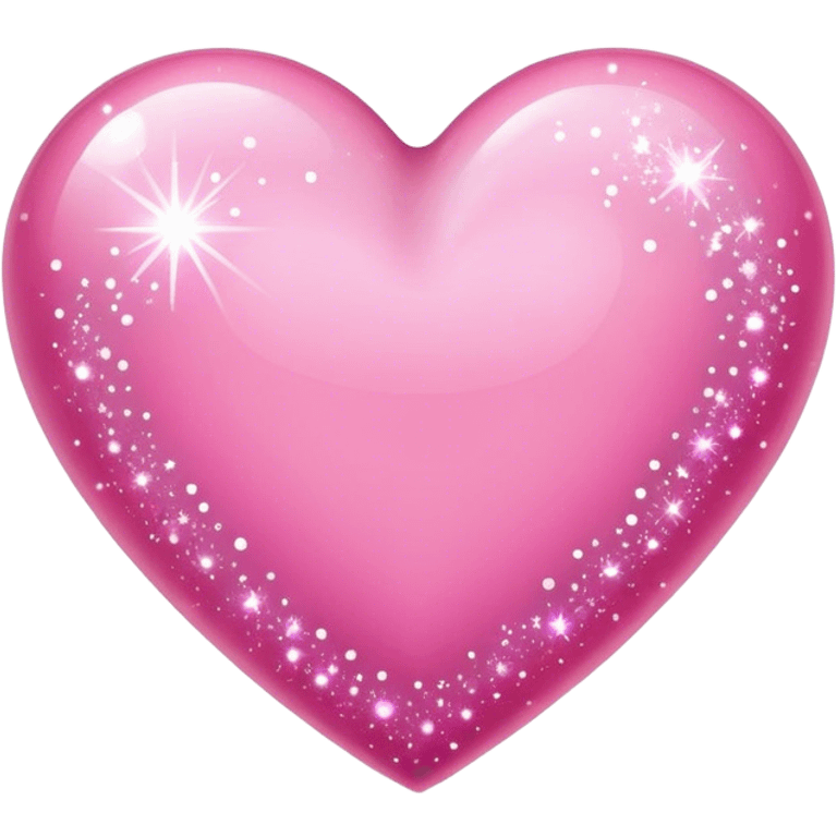 pink heart with sparkles emoji