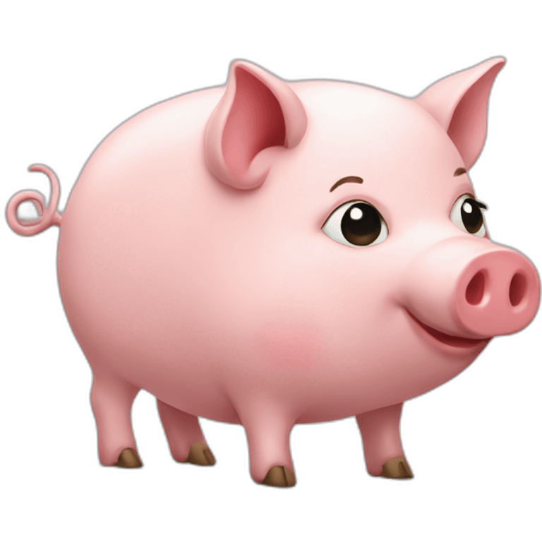 pig donate cash emoji