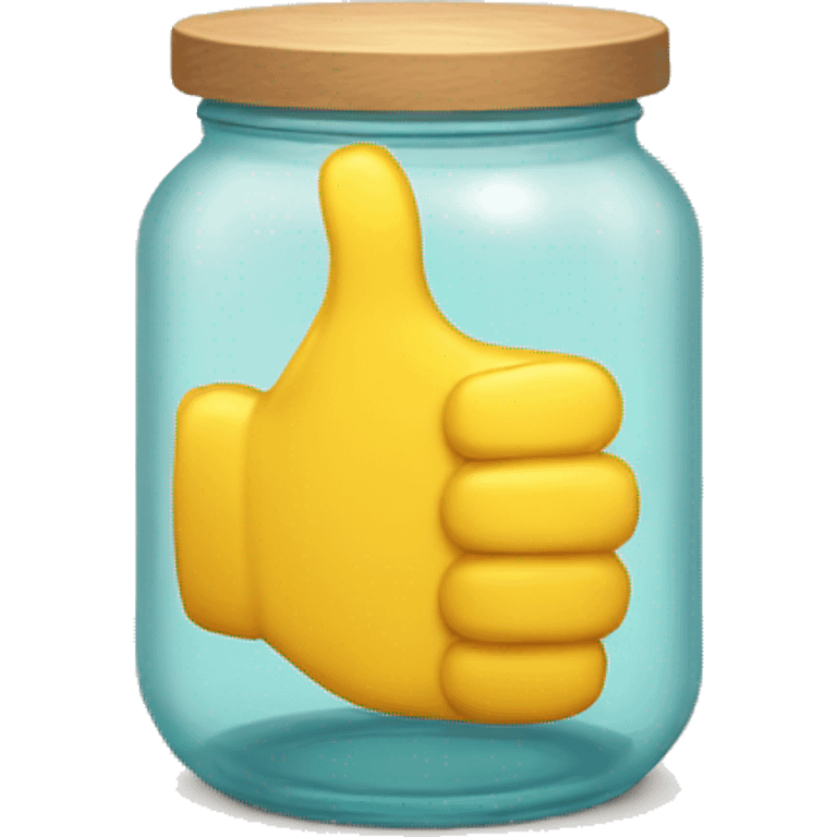 thumbs up jar emoji