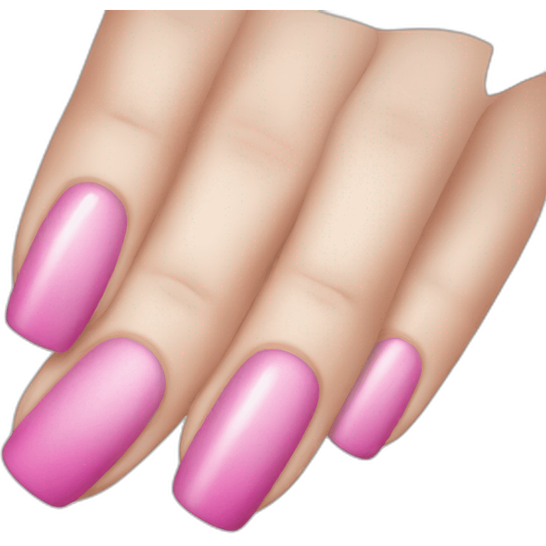 pink nail emoji