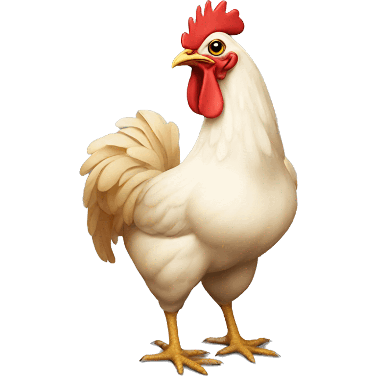 chicken holding a fila emoji