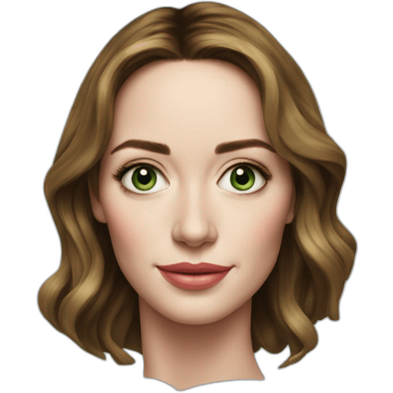 Emily blunt portrait emoji