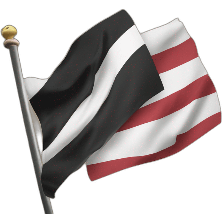 Drapeau breton, Bretagne, flag, Gwenn ha Du emoji