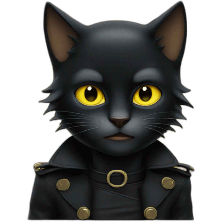 Chat noir emoji