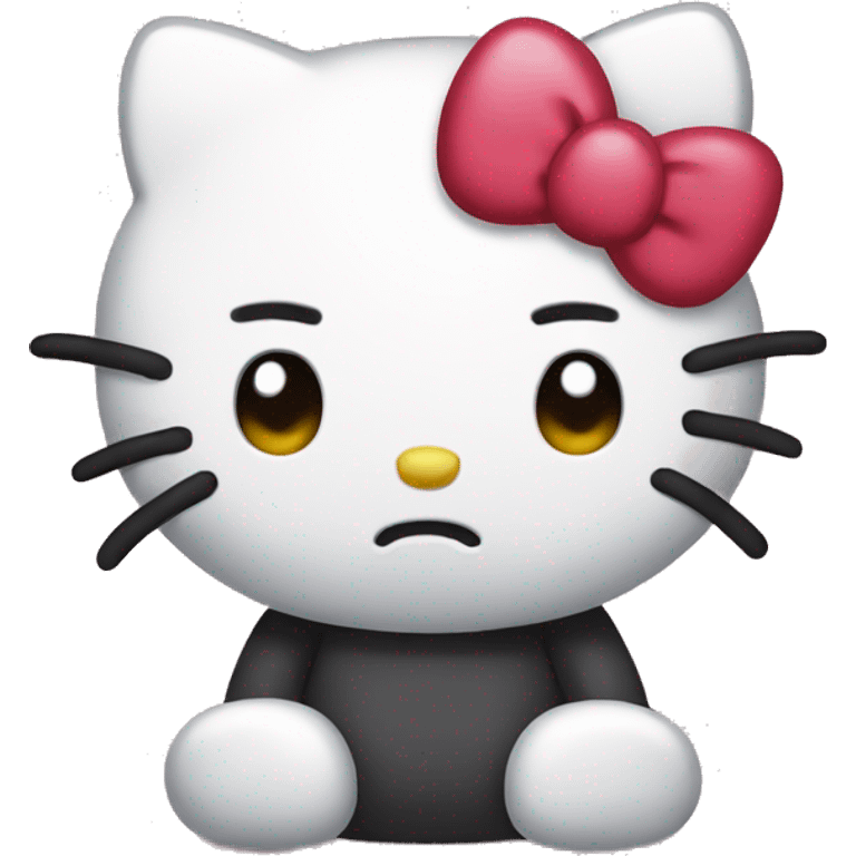 Sad HelloKitty emoji