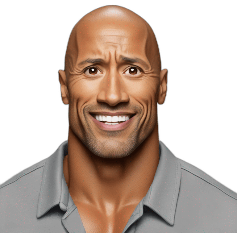 Dwayne Johnson même emoji