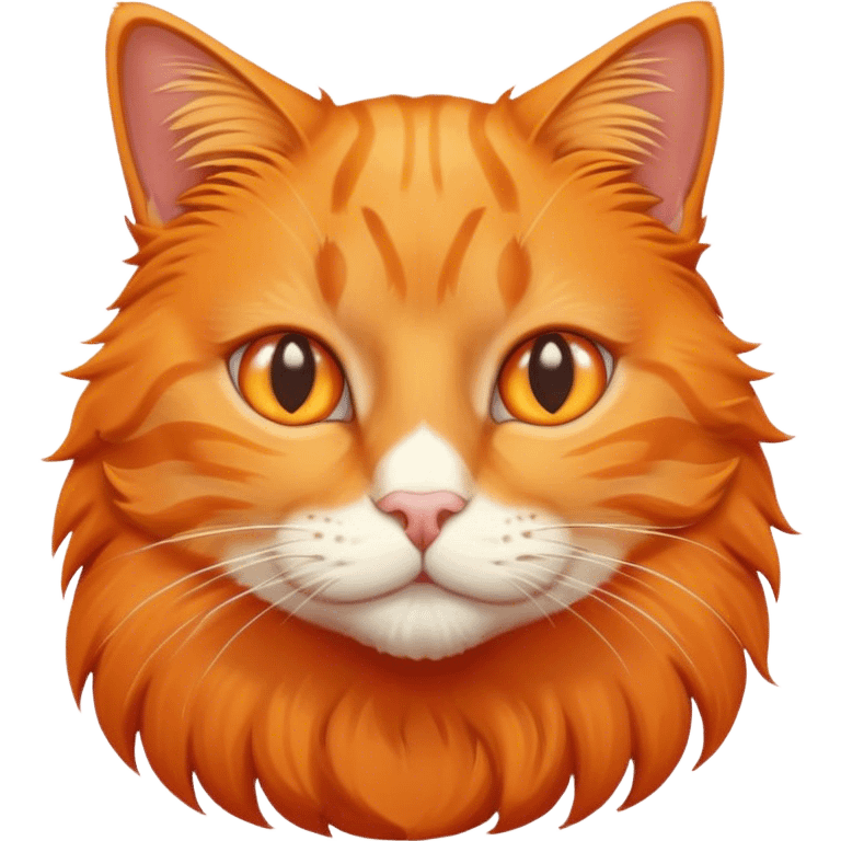 Orange cat emoji