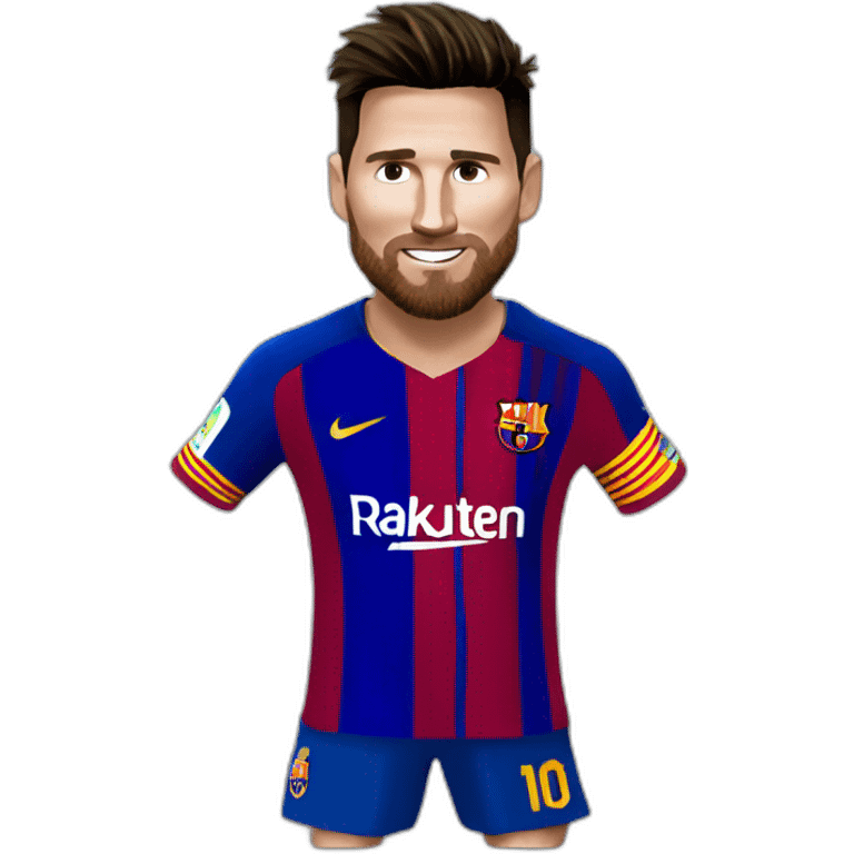 Messi qui écrase ronaldo emoji