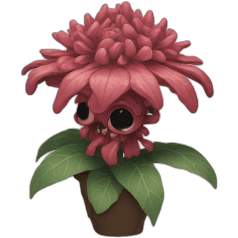 demogorgon with flower-like head emoji