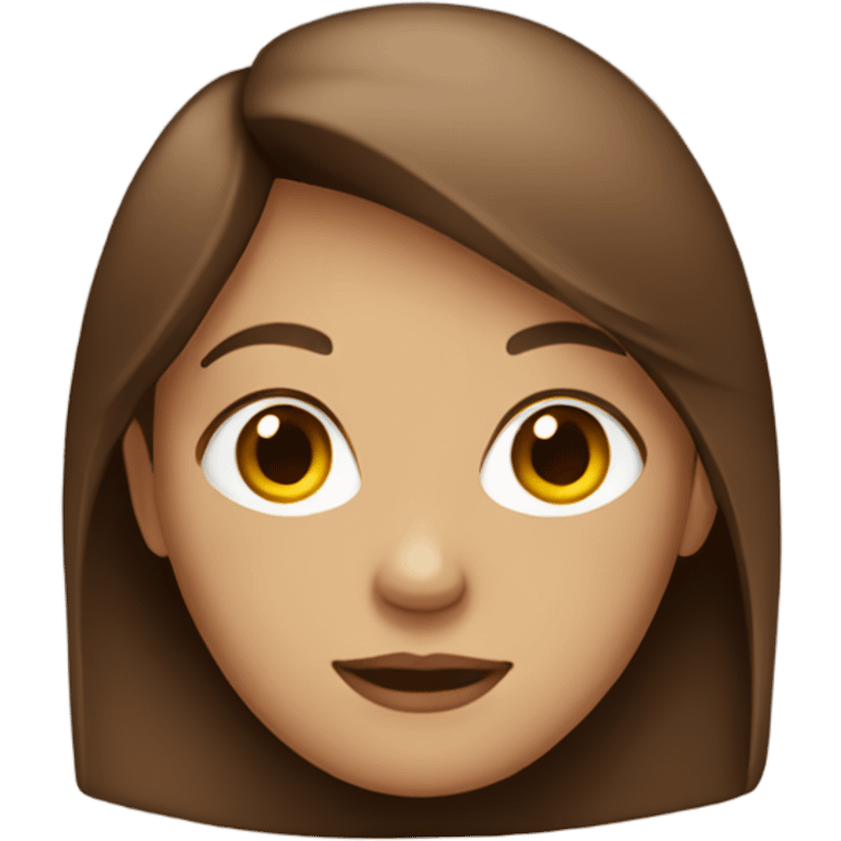 brown haired girl  emoji