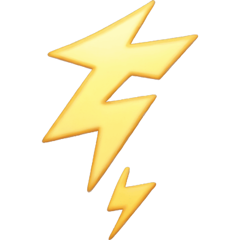 Lightning emoji