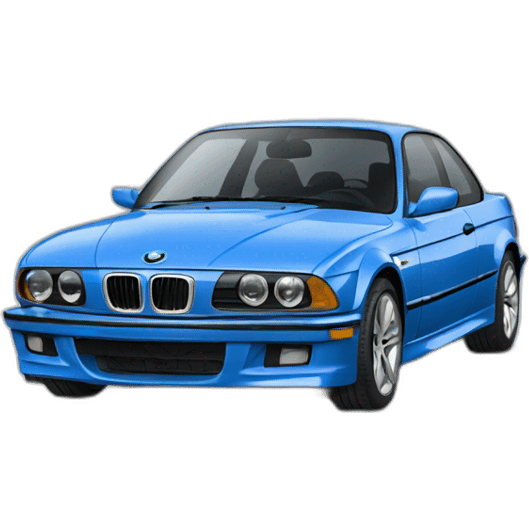 blue BMW emoji