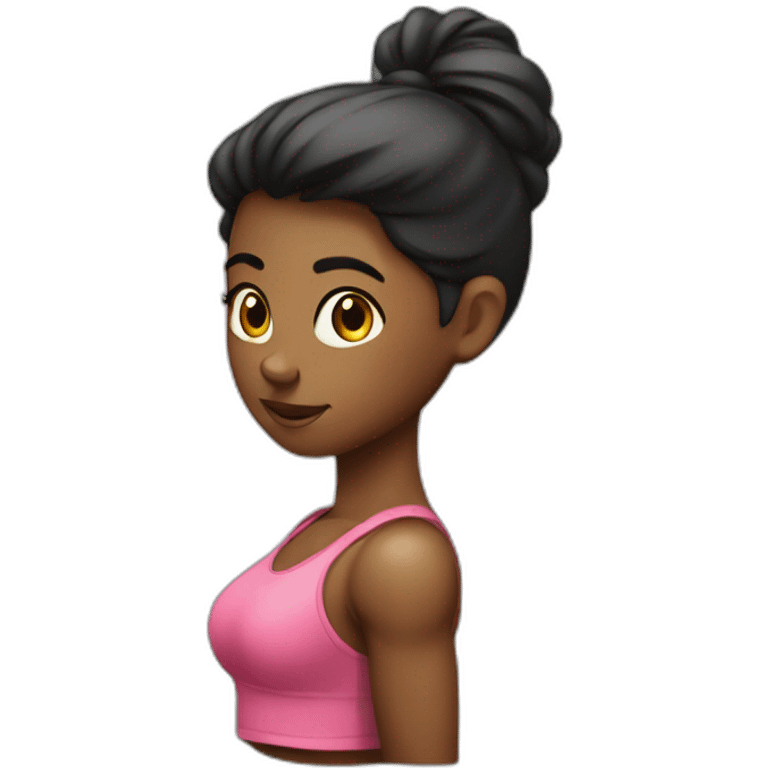 fitness girl torso emoji